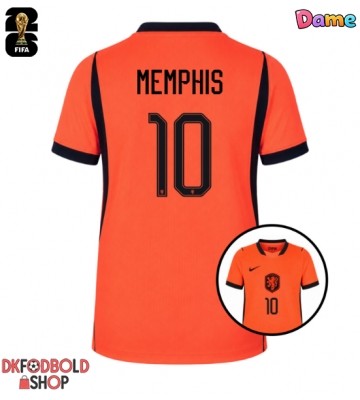 Holland Memphis Depay #10 Hjemmebanetrøje Dame VM 2026 Kort ærmer